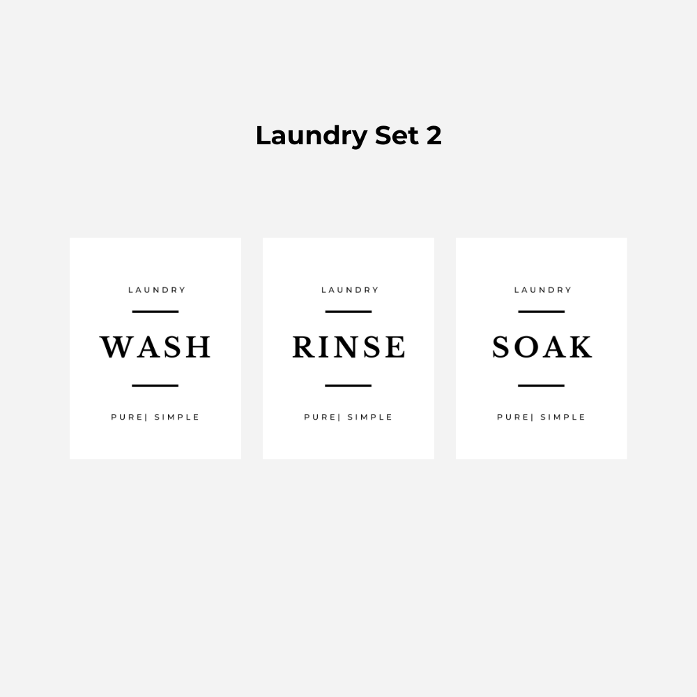 Laundry Labels