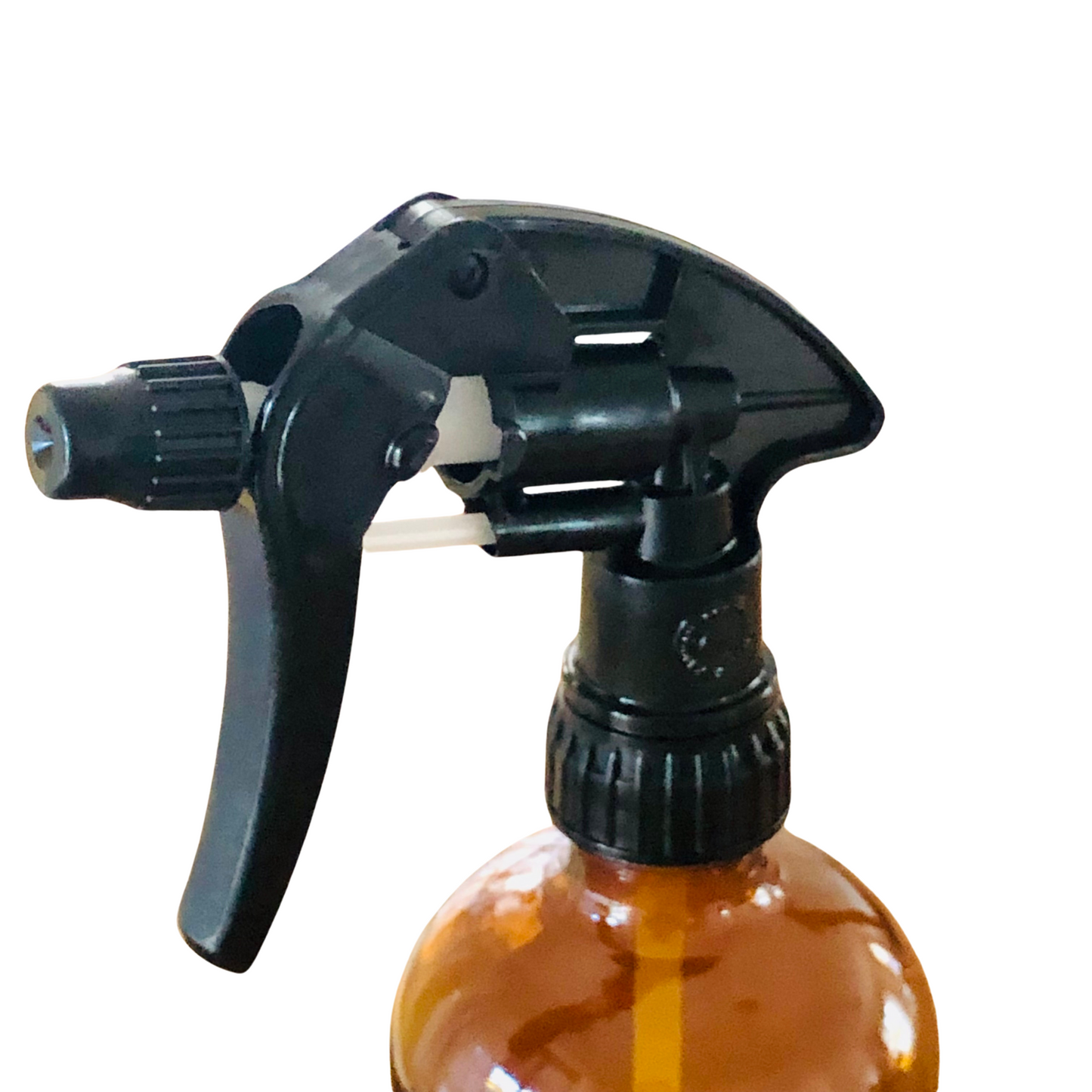 amber glass trigger spray bottle for handmade cleaners