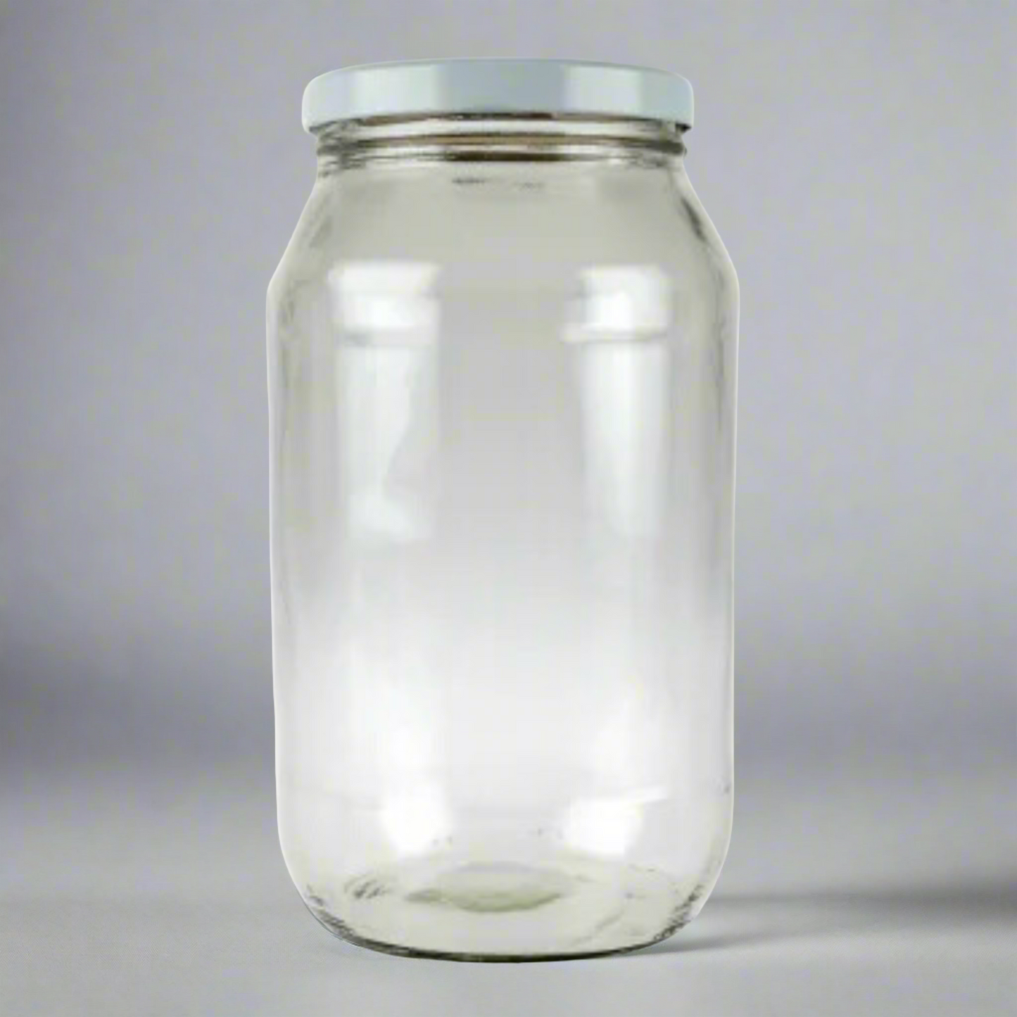 2L Round Glass Jar