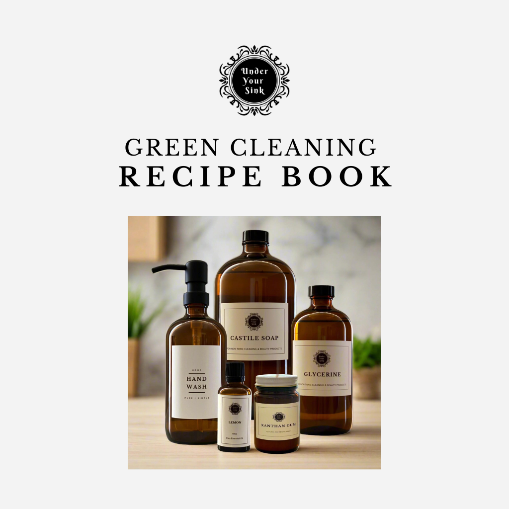 Green Cleaning Recipe Book - Instant Download